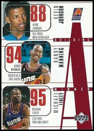 156 Kevin Johnson Danny Manning Michael Finley Wesley Person A.C. Green BW